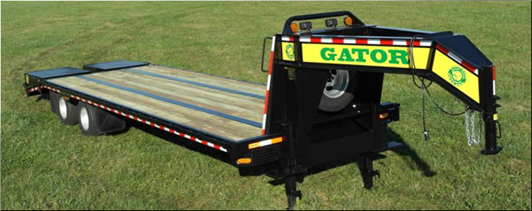 GOOSENECK TRAILER 30ft tandem dual - all heavy-duty equipment trailers special priced  Erie County, Ohio